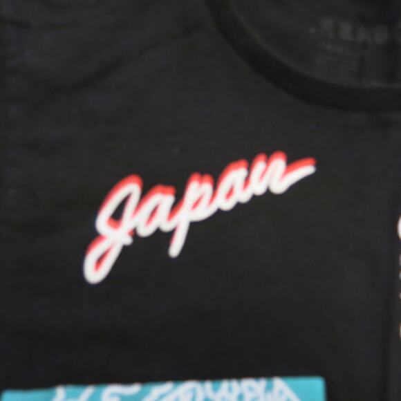 Reason Brand JAPAN Anime Dragon Tiger T Shirt Size M Mens Black Logo Fantasy - Picture 2 of 10